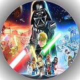 Premium Esspapier Tortenaufleger Tortenbild Geburtstag kompatibel mit Star Wars Kids K1