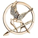 Golden the Hunger Games Film Mockingjay Rep Rep Pin Brosche Kleidung Dekoration Für Männer Frauen Gold