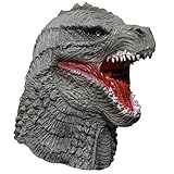 PAXLBF-Hworks Godzilla Mask Latex Full Face Cover Godzilla vs. King Kong Costume Game Prop for Halloween