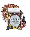 Happy Sprinkles World of Magic 90g - Bunter Streusel Mix mit Schokolade - Tortendeko Essbar mit Magischen Motiven - Deko für Kuchen, Kekse & Eis