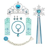 Vicloon Prinzessin Kostüme Zubehör, Mädchen Dress up Zubehör ELSA die Schneekönigin Dress Up Accessoires