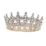 DEARMAMY Vintage Tiara Krone Für Frauen Glitzernde Braut Diadem Haarschmuck Ideal Für Hochzeiten Verlobungen Und Besondere Anlässe