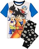 Drache Ball Z Super Pyjamas Jungen Goku Anime Black T-Shirt Hose PJs 7-8 Jahre