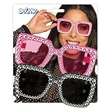 Boland - Partybrille im Set, 2 Stück, Brillen für Erwachsene, Spaßbrille, ohne Sehstärke, Sonnenbrille, Bad Taste Outfit, Zubehör für Faschingskostüme