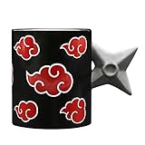 ABYSTYLE 3D-Keramiktasse Naruto Shippuden Akatsuki - Tasse mit 3D-Griff, Schwarz, 460 ml