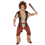 tectake dressforfun Herrenkostüm Steinzeitmann Neandertaler | Höhlenmensch Verkleidung | inkl. Gürtel und Beinstulpen (M | Nr. 301340)