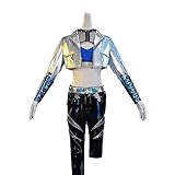 League of Legends Akali Cosplay Kostüm, only Costume Set, S