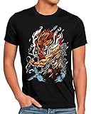 style3 Inosuke Blades Herren T-Shirt Demon Anime Japan Manga, Größe:S