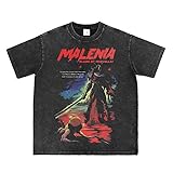 Bellelement Videospiel Grafik T-Shirt Spiel Charakter Vintage T-Shirt Spiel Fan Geschenk, Schwarz, L-XL