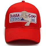 Himozoo Bubba Gump Baseball Cap Einstellbare Shrimp Co. Bestickte Wald Gump Kostüm Hüte