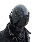 QJYZHAN Cyberpunk Maske, Futuristische Techwear Helm Coole Cyber Maske, Coole Maske Cosplay Zubehör Halloween Vollgesichtsmaske