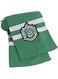 Funidelia | Harry Potter Slytherin Schal 100% OFFIZIELLE für Herren und Damen Hogwarts, Zauberer, Film und Serien, Zubehör für Kostüm - Lustige Kostüme für Deine Partys
