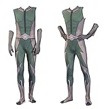 Xinchangda The Boys Homelander Cosplay Jumpsuit The Deep The Trainer Starlight Cosplay Kostüm Bodysuit Uniform Komplettes Set für Erwachsene Kinder Halloween Karneval Outfits, Die Tiefe, 170/180 cm