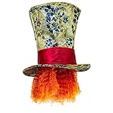 W WIDMANN MILANO Party Fashion 74990 - Zylinder verrückter Hutmacher, Märchen, Hut, Kopfbedeckung, Accessoire