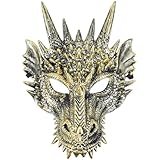 TOYANDONA Drachenmaske Halloween-masken Für Erwachsene Gruselige Halloween-masken Halloween-party-kostümmaske Halloween-drachenkostü Neuartige Kopfmasken Tier Abschlussball Plastik Mann