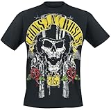 Guns N' Roses Top Hat Männer T-Shirt schwarz XL 100% Baumwolle Band-Merch, Bands