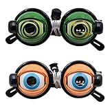 WANGCL 2 lustige Brillen, Spielzeug, Partybrille, große Augen, für Kostümzubehör und Foto-Requisiten