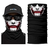 ShopINess Unisex Schlauchschal Halswärmer Neckwarmer Multifunktions schlauchtuch für Motorrad Bikes Sport Festival Halloween Karneval - Joky
