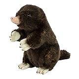 Teddys Rothenburg Kuscheltier Maulwurf stehend braun/beige 21 cm Plüschmaulwurf Plüschtier Uni-Toys