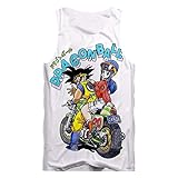 WANHONGYUE Japanese Anime Manga Tank Top Cosplay Kostüm 3D Gedruckt Pullover Weste Ärmellose T-Shirt Dragon Ball 2 XXXL