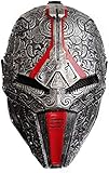 Sith Acolyte Helm The Old Revan Maske Latex Cosplay Zubehör Requisiten Halloween (Rot)