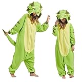 MAISUIZI Animal Grün Triceratops Onesie Pyjamas