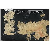Pyramid Game of Thrones Poster, Weste Wall-Karte