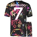 Al-NASSR Trikot Set – Gaming Trikot - Jungen - Fußball Trikot - Fussball Geschenke - Sport t Shirt - Sportbekleidung - Größe 152