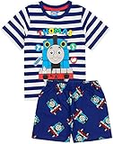 THOMAS & FRIENDS-Pyjamas-Jungen trainiert T-Shirt mit Langen oder kurzen Böden 4-5 Jahre