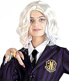Ciao- Enid Sinclair Disguise Kit (Wig and Multicolor Nails) Werewolf Friend Official Wednesday