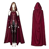 XehCaol Scarlet Witch Kostüm，Wanda Maximoff Kostüm mit Krone Halloween Kostüm Requisiten Cosplay Damen,Umhang Tops Hose Kopfschmuck Anzug (Maximoff Anzug, S)
