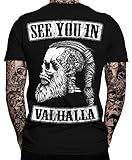 See You IN Valhalla T-Shirt | Thor | Vikings Tshirt | Ragnar | Valhalla Rising | Walhalla | Wodan | Wikinger | Valknut | Odin | Herren Männer T-Shirt XXL