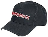 Iron Maiden Logo - Baseball Cap Unisex Cap schwarz 100% Baumwolle Band-Merch, Bands