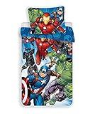 Marvel Avengers Bedding Set Duvet Cover 140 x 200 cm and one Pillowcase 70 x 90 cm
