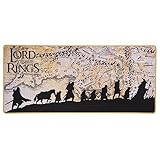 Lord of The Ring - rutschfeste XXL-Mausmatte 90 MMS x 40 MMS - Offizielle Lizenz.