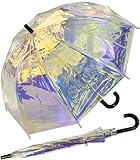 X-brella Shiny Kids - Kinderschirm schillernd transparenter Glockenschirm
