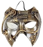 Widmann - Steampunk Maske, Maskenball, Mottoparty, Karneval