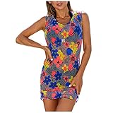 Bedruckte Badewannen Hoodies Women's Beach für Kostüm Badeanzug Set Tankinis Thermoanzug Herren, mehrfarbig, onesize
