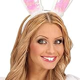 NET TOYS Hasenzähne Hasen Zähne weiß Bunnyzähne Falsche Zähne Häschen Faschingszähne Kostüm Accessoire Hase