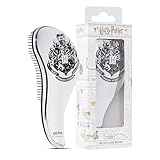 Harry Potter Haarbürste, Harry Potter Entwirrbürste, No-Pull Harry Potter Geschenke mit luftgepolstertem Paddel und sanften Borsten, perfekt Harry Potter Geschenke für Frauen, Silber