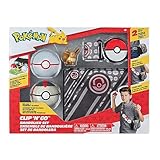 Pokémon PKW3157 - Bandolier Set - Premierball, Timerball & Evoli, offizielles Set mit Figur