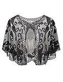 BABEYOND 1920er Jahre Retro Schal Umschlagtücher für Abendkleider Stola für Hochzeit Party Gatsby Kostüm Accessoires