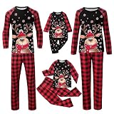 Herren Schlafanzug Lang Weihnachts Pyjama Familien Damen Herren Kinder Weihnachtspyjama Familie Set Jumpsuit Onesie Overall Einteiler Weihnachten Schlafanzug Hausanzug Mit Kapuze und Reißverschluss