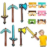 LTHOENG Kindergeburtstag Mitgebsel,Miner Gamer Kindergeburtstag Mitgebsel,Adventskalender Inhalt für Mädchen Jungen Mini Geschenke,Geburtstag,Party Deko.