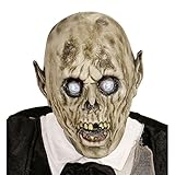 NET TOYS Gruselige Zombi Maske Psycho Latexmaske Bräutigam Zombiemaske Horrormaske Ork Gruselmaske Monster Halloween Kostüm Zubehör Erwachsene