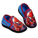 Marvel Spiderman Hausschuhe Kinder Avengers Kinder Hausschuhe (Rot/Blau, numeric_30)