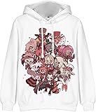 Hazbin Hotel Hoodie Angel Dust Alastor Cartoon Graphic Sweatshirt Kapuzenpullover Charlie Hazbin Hotel Kostüm Unisex Langarm Hoodies, Typ7, M
