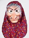 Hexenmaske mit Kopftuch und Haar 161.251.02