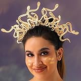 Fashband Medusa Schlange Stirnband Griechische Göttin Kopfschmuck Halloween Cosplay Kopfschmuck Karneval Party Zubehör für Frauen