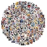 200 Stück Demon Slayer Aufkleber Pack,Anime Cartoon Stickers Vinyl Aufkleber für Wasserflasche Gepäck Fahrrad Auto Aufkleber (Demon Slayer)
